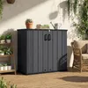 COSTWAY, armadietto da giardino, casetta da giardino con 2 Anteprima dell’immagine prodotto 9