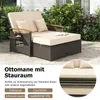 Mobili da esterno in rattan, salottino da giardino a 2 Anteprima dell’immagine prodotto 4