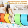 2er Set 180x45x45cm Regenbogen Kriechtunnel, Krabbeltunnel Produktbild-Vorschau 2