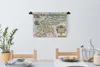 MuchoWow® Wandteppich Wandbehang Karte - Vintage - Seeland Produktbild-Vorschau 3