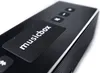 A close-up shot of a black Canton Musicbox XS portable Bluetooth speaker. Produktbild-Vorschau