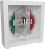 Rahmen Spardose aus Holz mit Mexiko-Flagge im Used Look - Produktbild-Vorschau 1