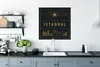 MuchoWow® Poster Stadtbild Istanbul - schwarz 75x75 cm - Produktbild-Vorschau 3