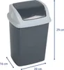 MAUL Abfalleimer MAULswing 5 l Kunststoff 20 x 16 x 29 cm Produktbild-Vorschau 3