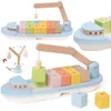 CLASSIC WORLD Wooden Boat blocs à empiler 13 el. Voir les images du produit 1