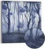 DEQORI Hybrid Leinwand Bild 30x30 cm 'Mystischer Waldtraum' Produktbild-Vorschau 1