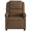 masážne kreslo vidaXL Brown Fabric Náhľad obrázku produktu 3