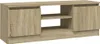 vidaXL TV skříňka s dvířky Dub Sonoma 102x30x36 cm Náhled obrázku produktu 1