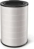 A white cylindrical air filter with a black top and bottom rim, set against a plain white background. Anteprima dell’immagine prodotto