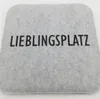 4 Stück Sitzauflage Lieblingsplatz Filz Grau Anthrazit Produktbild-Vorschau 2