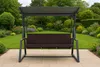 Auflagen für Hollywoodschaukel 170x50 + 170x50 cm braun Produktbild-Vorschau 5