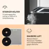 Futurelight Smart Inselabzugshaube Umluft 420m³/h LED Produktbild-Vorschau 8