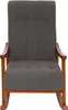 Fotel bujany HWC-K10, leżanka, drewno   tkanina/tkanina Podgląd zdjęcia produktu 5