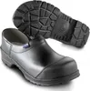 A pair of black Sika shoes, one upright and one upside down showing the sole. Anteprima dell’immagine prodotto