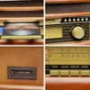 Denver MCR-50MK2 Retro drevený gramofón s rádiom CD kazetou Náhľad obrázku produktu 20