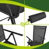 Gardlov 27674 Chaises de jardin pliantes, lot de 2, noir Voir les images du produit 20