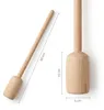 Holzstampfer aus Buchenholz, 60 cm Gesamtlänge, Produktbild-Vorschau 3