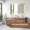 Miroir de salle de bain ZELURXX LED, 3 couleurs de lumière, Voir les images du produit 6