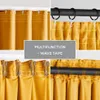 Gardine Kräuselband 140x245 cm Vorhang Senf Verdunkelnd Produktbild-Vorschau 4