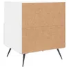 Nachttische 2 Stk. Weiß 40x35x47,5 cm Holzwerkstoff Produktbild-Vorschau 9