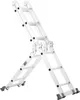 A multi-purpose ladder is shown against a white background. Voir les images du produit