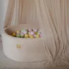 Kôš na gule VELVET Ecru - 90x30 vrátane 200 guľôčok - Náhľad obrázku produktu 2