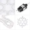 SALCAR 40cm Schneeflocken Deko Weihnachten, LED Produktbild-Vorschau 6