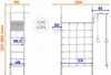 Sprossenwand für Kinder Indoor Klettergerüst aus Metall mit Produktbild-Vorschau 5