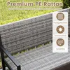 COSTWAY Gartenbank Wetterfest 110x 55x 84 cm, 2-Sitzer Produktbild-Vorschau 7