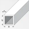 alfer Vierkantrohr 1 m, 16 x 16 x 1 mm Stahl roh natur Produktbild-Vorschau 2