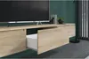 Meuble TV avec 2 tiroirs, à fixer au mur ou à poser - Voir les images du produit 5