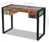 vidaXL Scrivania in legno di recupero Anteprima dell’immagine prodotto 7