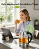 Aigostar Glas Wasserkocher 1,7 L mit Temperatureinstellung Produktbild-Vorschau 5