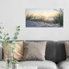 DEQORI Hybrid Leinwand Bild 60x30 cm 'Ostsee Produktbild-Vorschau 3