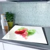 Spritzschutz Herdabdeckplatte Schneidebrett aus Glas Rauch Produktbild-Vorschau 2