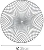 Zeller Platzset "Mandala", 6er Set, PVC, silber Produktbild-Vorschau 3