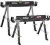 2x Sägebock 2.0 DELUXE 9-fach höhenverstellbar Stahl bis Produktbild-Vorschau 1