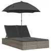 VidaXL 368083, Lounge, Gepolsterter Sitz, Polyrattan, Produktbild-Vorschau 1