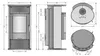 Justus Island Aqua II Wasserführender Kaminofen Stahl Produktbild-Vorschau 8