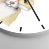 Wanduhr - Rund - Glasuhr - Cartoon Fuchs Kind - 30x30cm - Produktbild-Vorschau 5