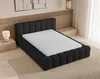Chilly Design Polsterbett Verona Schwarz Bouclé Stoff Produktbild-Vorschau 4