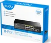 CUDY 8-Port Gigabit PoE+ Switch with 2 Uplink Ports 120W Anteprima dell’immagine prodotto 5