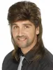 Mullet hnedá parochňa pre mužov Náhľad obrázku produktu 2