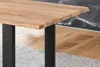 Baumkante Esstisch Sheesham naturbelassen 140 x 80 schwarz Produktbild-Vorschau 11