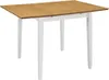 vidaXL Esstisch Ausziehbar Weiß (80-120)x80x74 cm MDF Produktbild-Vorschau 6