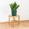 Relaxdays Bambushocker, HxBxT:40x28x32cm, aus Holz, Produktbild-Vorschau 2