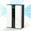 A digital air purifier with blue air flow graphics and green leaves. Náhled obrázku produktu