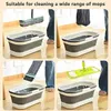 Seau pliable en silicone, seau polyvalent pour le ménage, Voir les images du produit 7