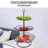 3-stöckiger metall obstkorb,etagere,Obstschalefür obst, Produktbild-Vorschau 2