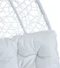 Polyrattan Hängesessel Hängekorb mit Gestell und XXL Produktbild-Vorschau 3